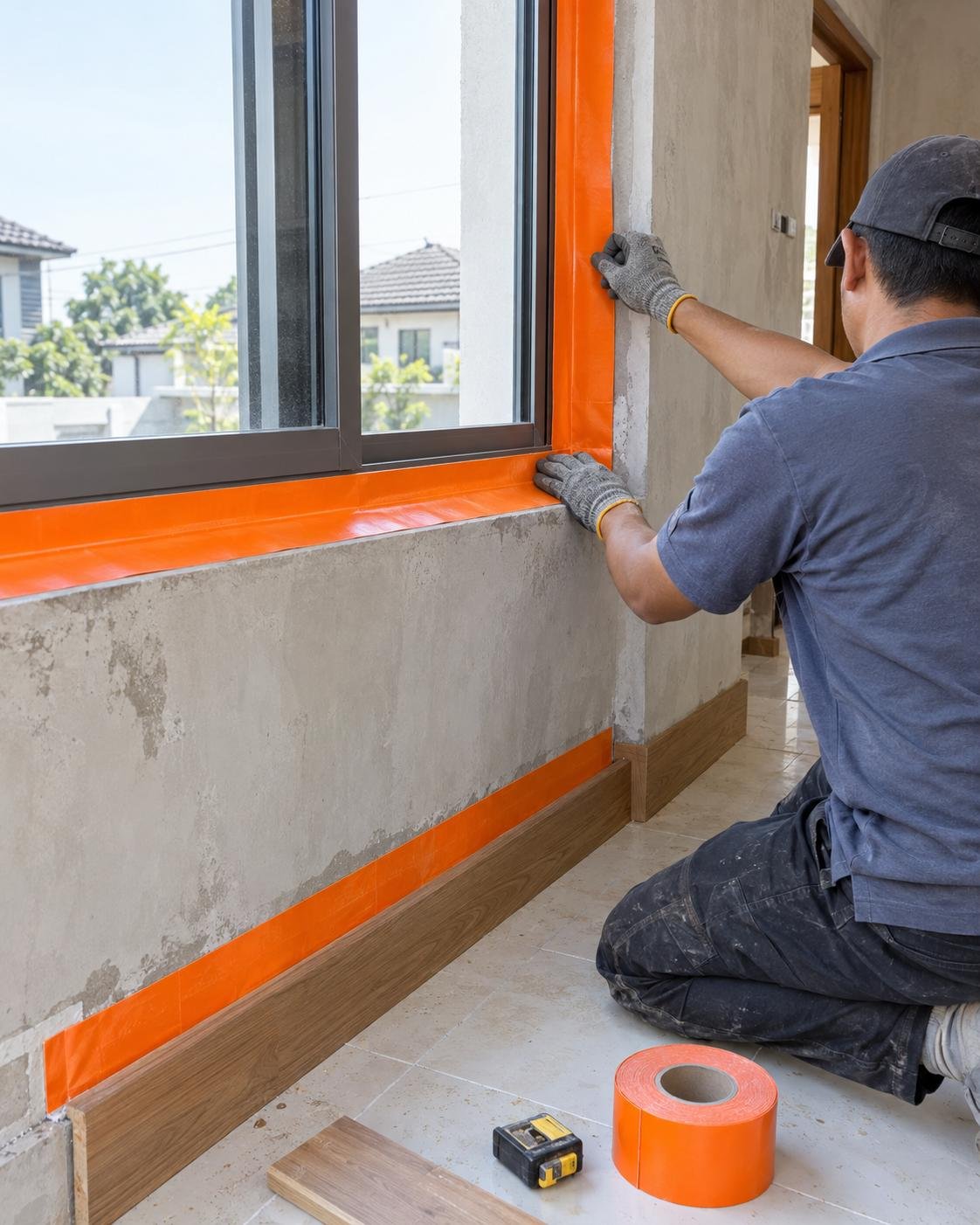 Terminate Protego installed on interior wall